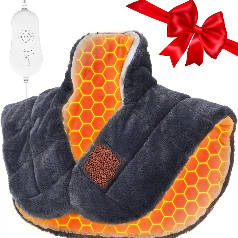 UTK กระเป๋าสะพายไหล่คอร้อนขนาดใหญ่พร้อมดีไซน์หนักและปิดอัตโนมัติ 24 "x 20" แผ่นทําความร้อนไฟฟ้าผ่อนค