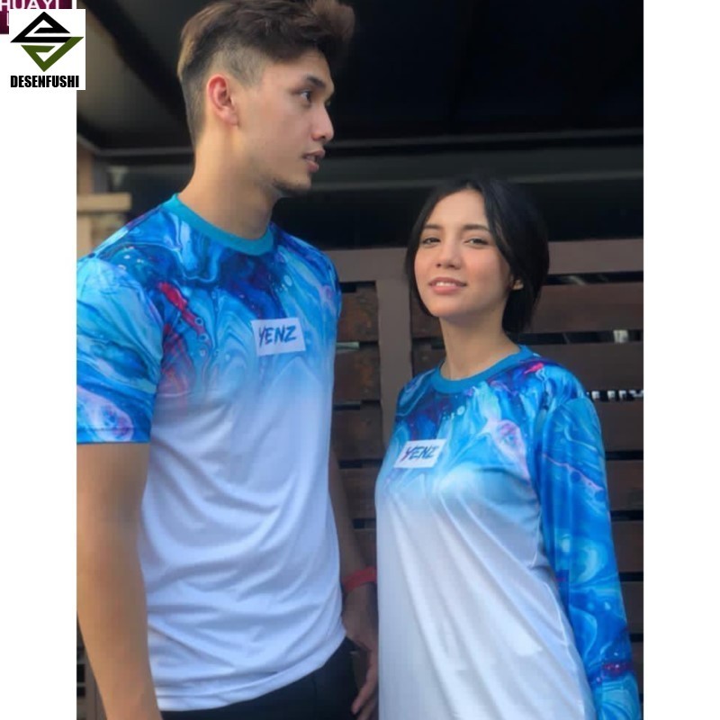 Ready Stock2025 READY STOCK เสื้อยืด BAJU COUPLE YENZ EXCLUSIVE SHORT SLEEVE & LONG SLEEVE (ชุด COUP