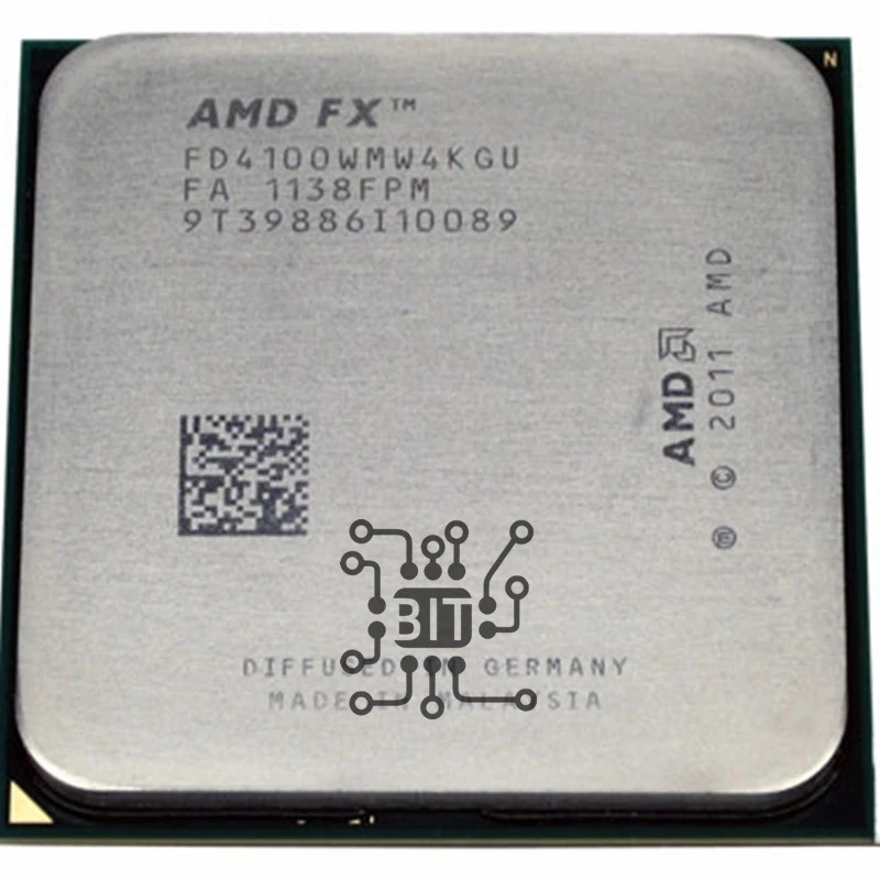 AMD FX-Series FX4100 FX-4100 FX 4100 3.6 GHz Quad-Core Quad-Thread CPU โปรเซสเซอร์ FD4100WMW4KGU ซ็อ