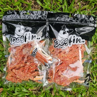 Dogfin ไก่อบแห้งขนาด 350 กรัม โปร 2 ถุง (700 กรัม) พร้อมของแถมเลือกได้ ขนมสำหรับสุนัขทุกสายพันธุ์