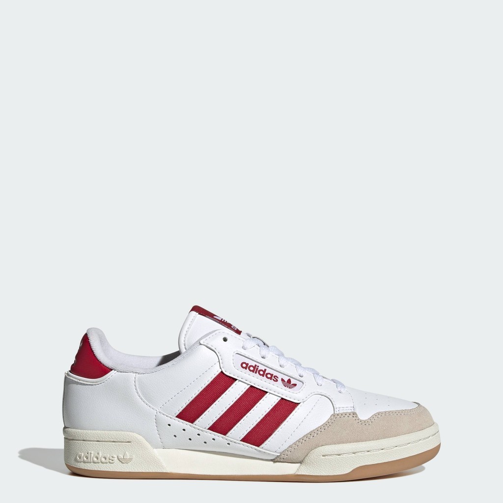 adidas ไลฟ์สไตล์ รองเท้า Continental 80 Stripes ผู้ชาย สีขาว JQ6424