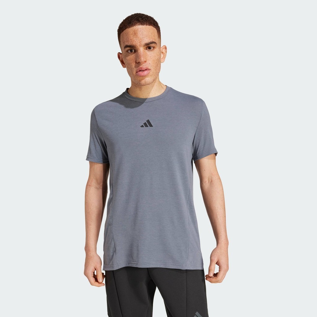 adidas Gym & Training เสื้อยืดออกกำลังกาย Designed for Training ผู้ชาย สีดำ JI5766