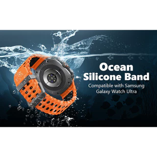 สําหรับ Samsung Galaxy นาฬิกา 8/8 classic/Ultra 47 มม.44 มม.40 มม.46 มม.เข็มขัด wristMarine กีฬาสร้อยข้อมือ correa Galaxy นาฬิกา 8 สาย