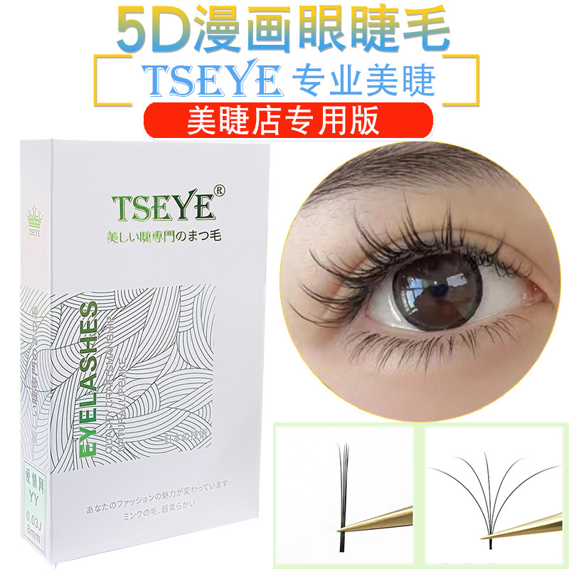 TSEYE 5d ดอกไม้พระเจ้าปีศาจน้อยขนตาปลอม Grafting รูปแบบการ์ตูนดอกผมนางฟ้าผมความงามขนตา Shop เฉพาะ