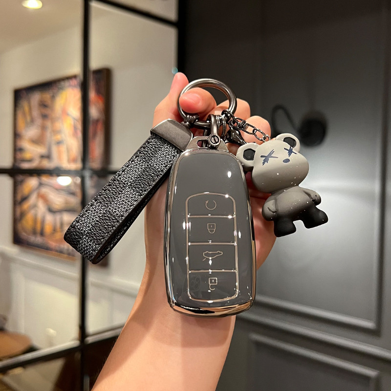 Chery TPU สําหรับ JAECOO 7 Tiggo 8pro/7pro C5 EV Omoda 5/E5 พวงกุญแจอุปกรณ์เสริมในรถยนต์