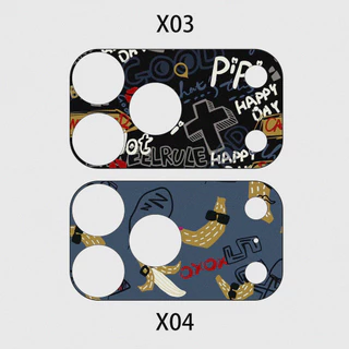 [2 ชิ้น] สําหรับ iPhone 17 Pro/17 Pro Max DIY Soft Frosted กล้องสติกเกอร์กระดาษฟิล์ม/การพิมพ์ Graffiti Anti-scratch กล้อง Protector