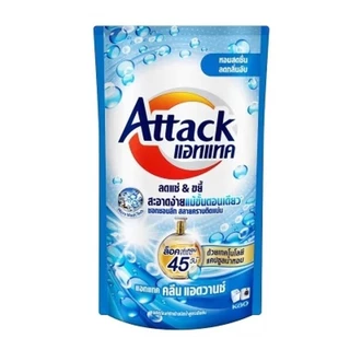 FernnyBaby สีฟ้า Attack แอทแทค ลิคลิท 650ML ซักผ้าสูตรเข้มข้นซักสะอาดกลิ่นหอม น้ำยาซักผ้า คลีนแอดวานซ์ 650 มล.