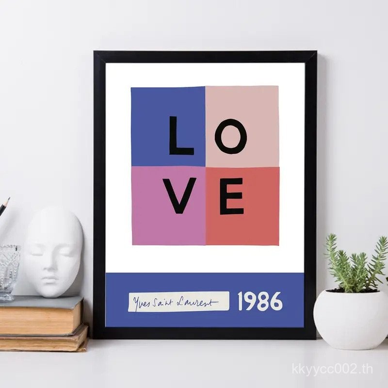 Love 1988 Prints Fashion Gallery Prints Poster Bohemian Art Wall OSHM