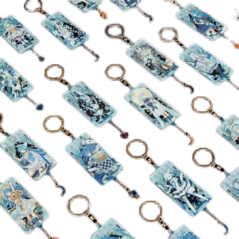 Bilibili bili 2233 Phantom Star Collection อะคริลิคจี้พวงกุญแจ Tarot B Station สินค้าของแท้