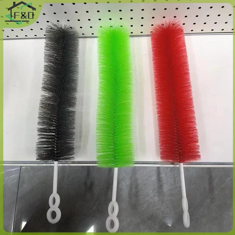 F&O 45 ซม.แปรงพัดลมยืดหยุ่น Bendable Microfibre Duster ครัวเรือนฝุ่น Remover Cleanning แปรงสําหรับพัดลมชั้น Air-condition ชัตเตอร์.