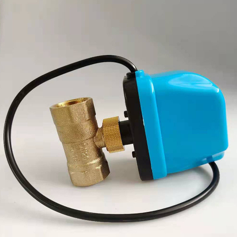 DN15-50 คอ Calibre ไฟฟ้าวาล์วสองทางไฟฟ้าประปาชั้นความร้อนกลางเครื่องปรับอากาศไฟฟ้า 2-Wa