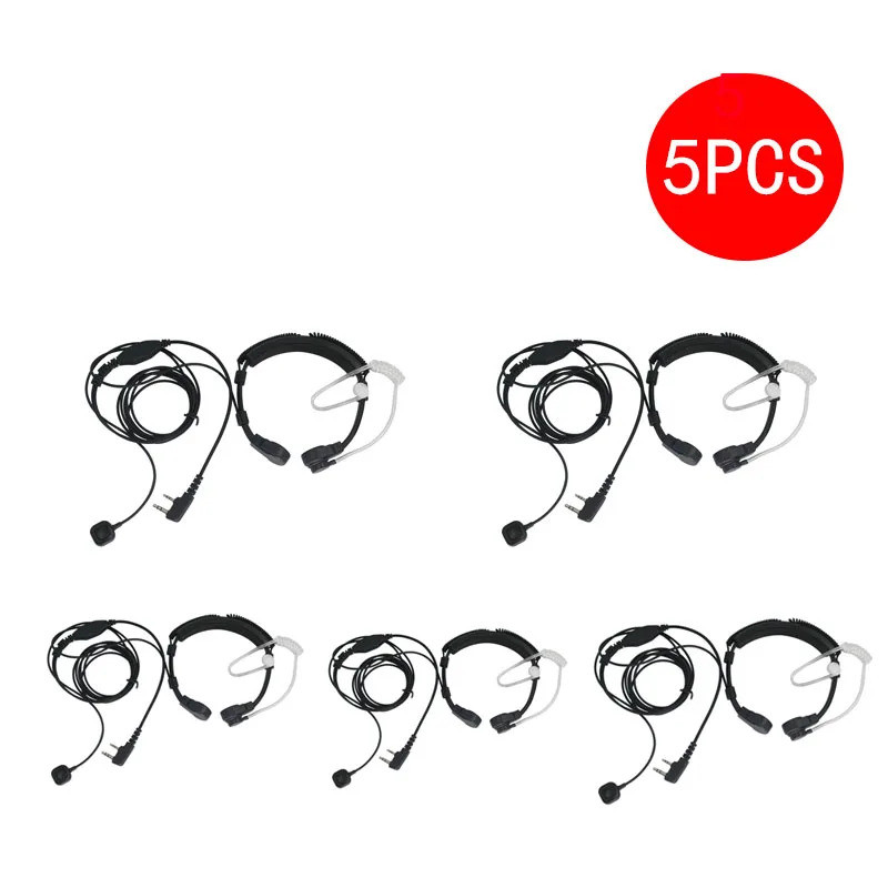 ขยายคอไมโครโฟนไมโครโฟนชุดหูฟังสําหรับ CB วิทยุ Walkie Talkie BAOFENG UV-5R BF88S KG-UV8D Kenwood Pro