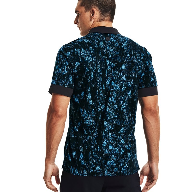 Under Armour เสื้อโปโลกีฬากอล์ฟผู้ชาย UA Curry Curry Curry อย่างเป็นทางการ1366256