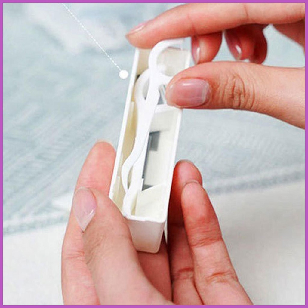Travel Floss Pick Dispenser Floss Pick Case รีฟิล Travel Organizer กล่องเก็บสําหรับผู้ใหญ่ Floss Sti