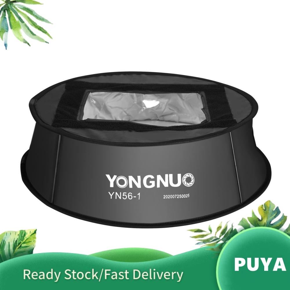 Puya Puya YONGNUO YN56-1 56 ซม./22in รอบ Softbox Diffuser พับได้พร้อมกระเป๋าถือสำหรับ YN600L/ YN600L