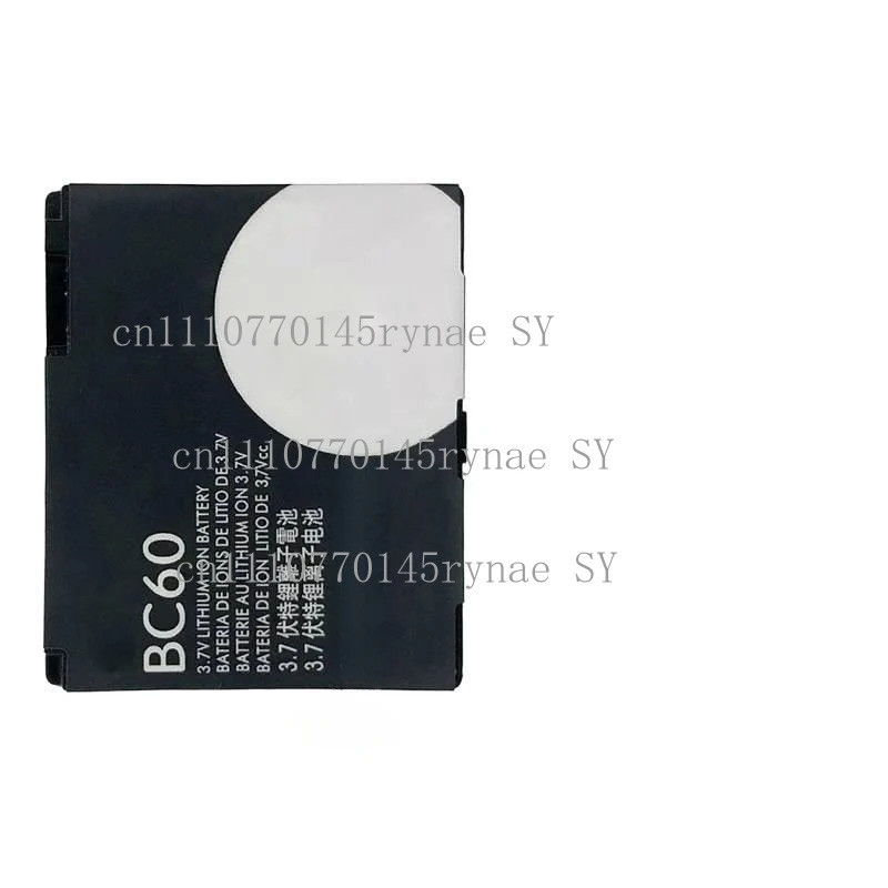 850mAh BC60 แบตเตอรี่สําหรับ Motorola Moto C257 C261 E6 L7 V3x SLVR L7c SLVR L7i U6C W220 สีชมพูของแ