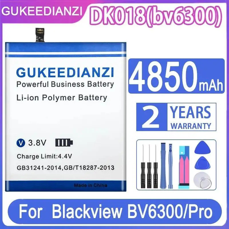 แหล่งจ่ายไฟที่เชื่อถือได้ ความเข้ากันได้สูงสําหรับ Blackview BV6300 Pro แบตเตอรี่โทรศัพท์มือถือ DK01