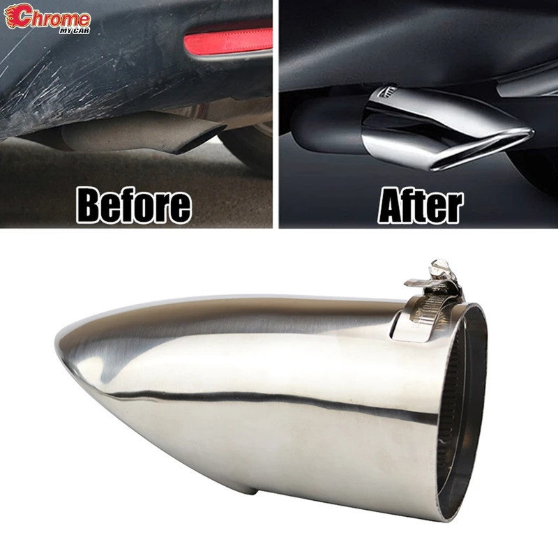สําหรับ Nissan Rogue X-Trail T32 Chrome ท่อไอเสียเคล็ดลับท่อหางฝาครอบอุปกรณ์จัดแต่งทรงผมรถ 2014 2015