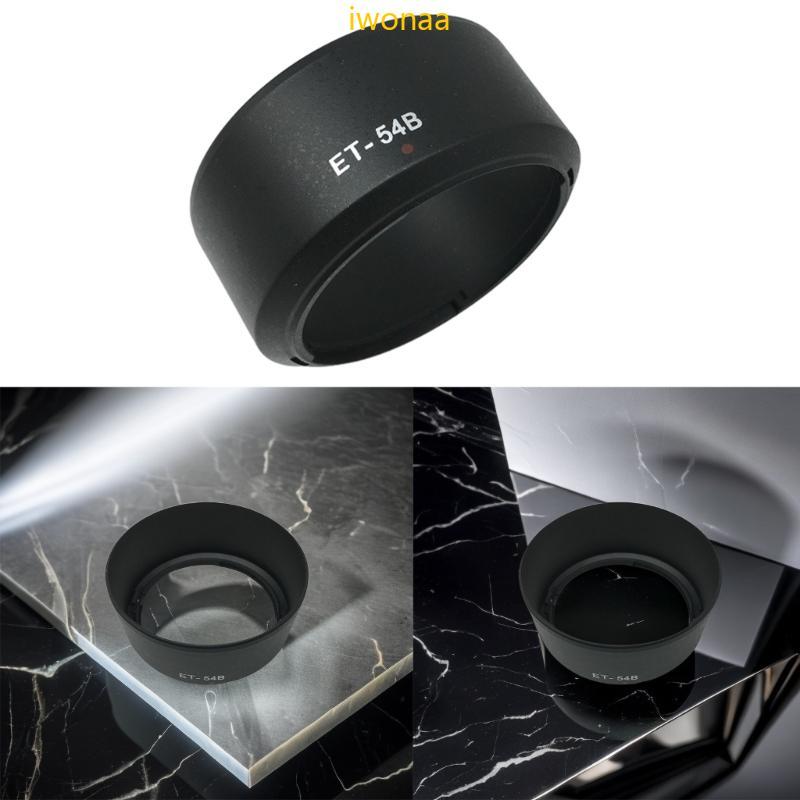 Iwo ET-54B ET54B Sun Hood สําหรับ EF-M 55-200 มม.STM EOS-M3-M10 เลนส์ Protector ฝาครอบ