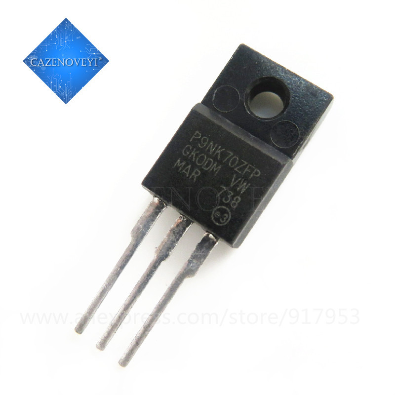 5 ชิ้น STP9NK70ZFP P9NK70ZFP TO-220F 700V 7.5A ชิปเดิมใหม่