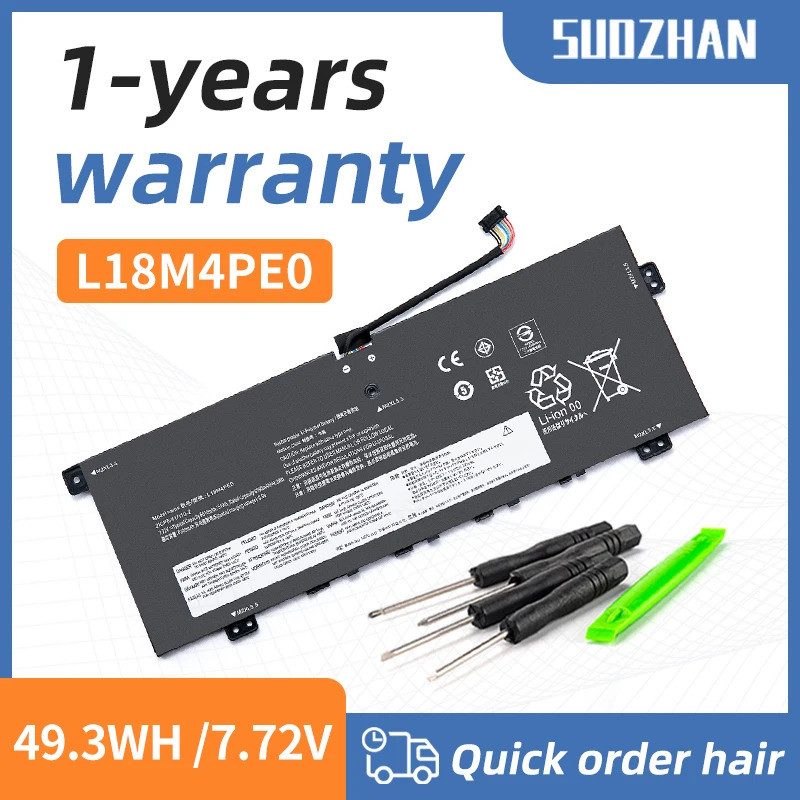 SUOZHAN L18M4PE0 L18L4PE0 แบตเตอรี่แล็ปท็อปสําหรับ Lenovo โยคะ C740-14IML 81TC000JUS Series 5B10W671