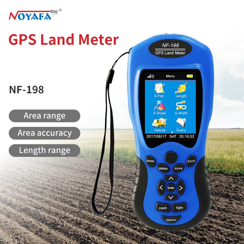 Noyafa NF-198 อุปกรณ์ทดสอบเครื่องวัดที่ดินอุปกรณ์สํารวจใช้สําหรับฟาร์มที่ดินสํารวจการทําแผนที่เครื่อ