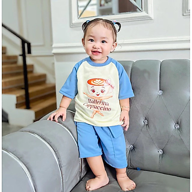 ชุดตัวละครสําหรับเด็ก Anomali Tung Sahur Vs Udin Din Dun & Ballerina Cappuccino 1-6 ปี
