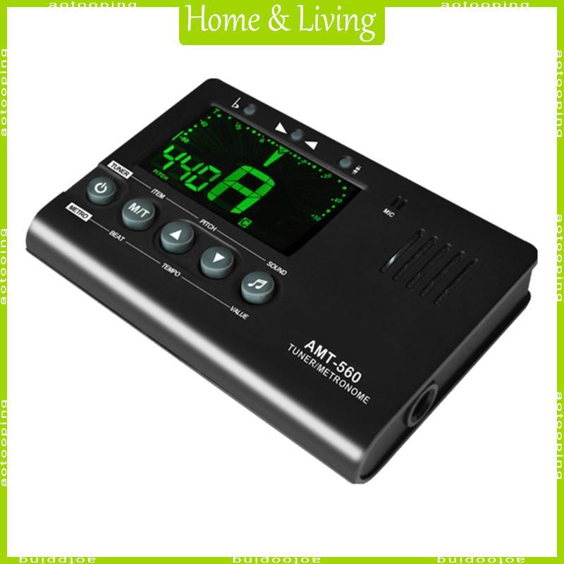 AOTOO Metronome Tuner 3 in 1 Digital Metronome Tuner Tone Generator จูนเนอร์ดิจิตอลที่แม่นยําสําหรับ