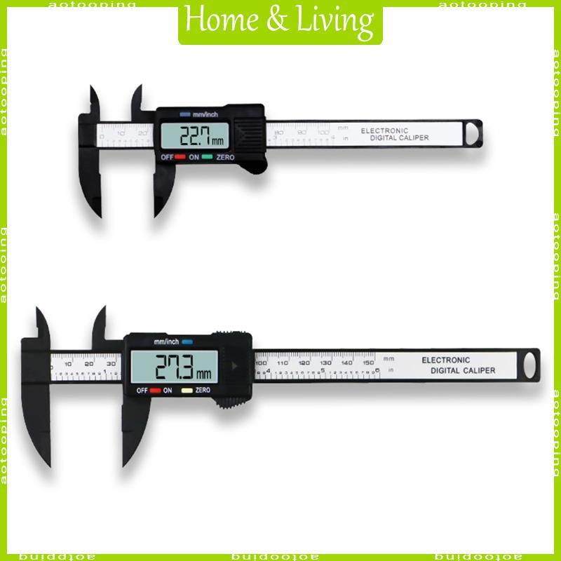 AOTOO Digital Caliper Electronic Digital Vernier Calipers 6 นิ้ว 0- 100 150 มม. 1 5V