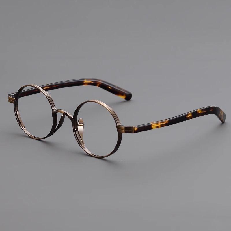 แว่นตา แว่นตาแฟชั่น รอบ Anti-Blue-ray แว่นตา HD Eye Protection Anti-fatigue Long-Wearing ไม่ยางกลางอายุผู้สูงอายุอ่าน Eye