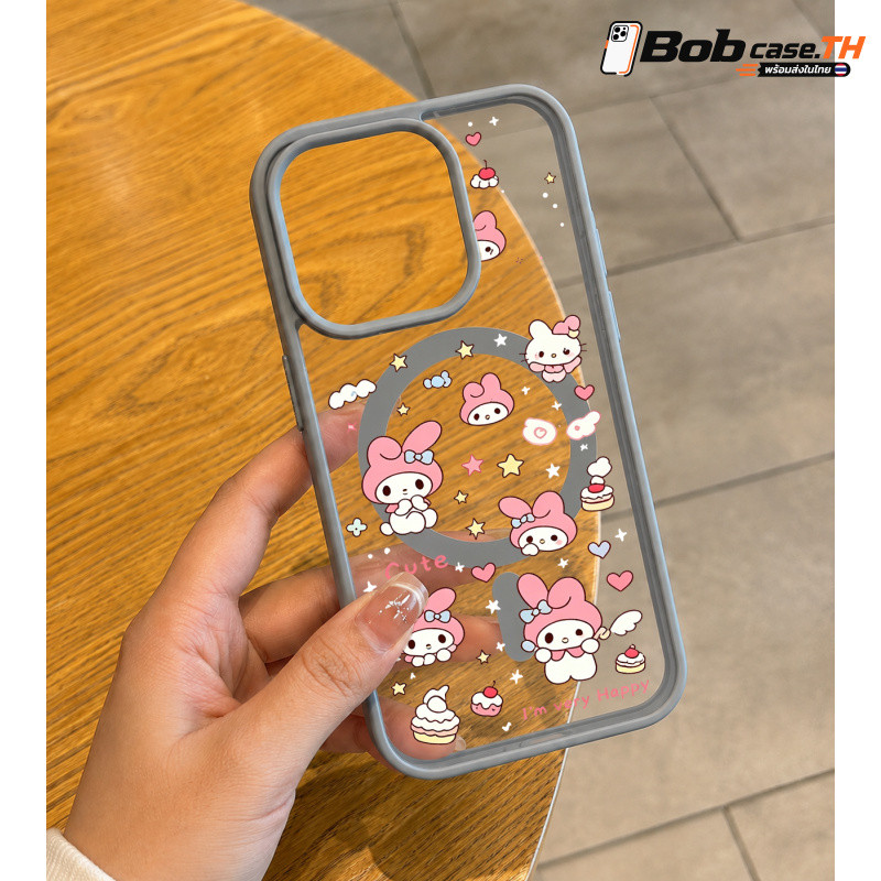 เคสแม่เหล็กกันกระแทก iPhone17/16/15/14/13/12/11 Pro Max Plus Samsung A06/A16/A15 5G/S24 Ultra/S25H46