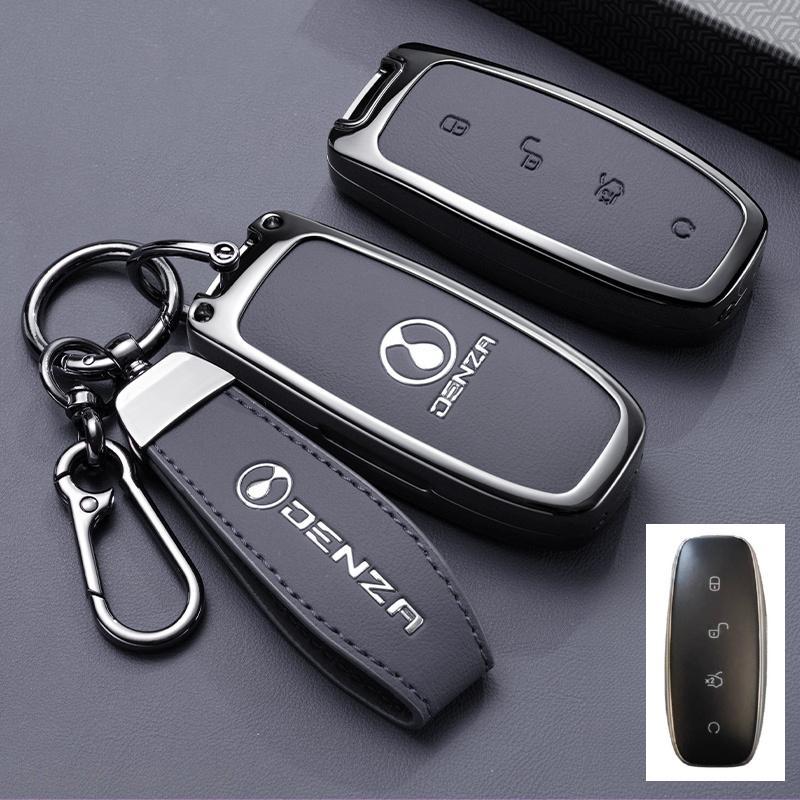 สังกะสีอัลลอยด์รถ Remote Key สําหรับ Denza D9 N7 N8 MPV DAENZA D9 EV 2024-2025 BYD DAZA EV