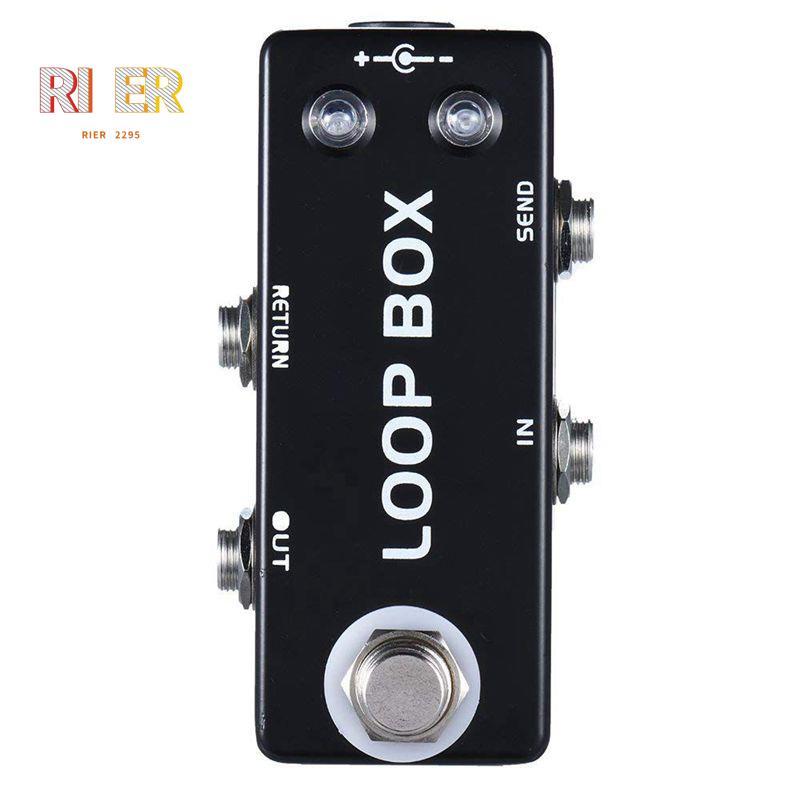 Mini Guitar Effect Pedal Loop Box Switcher Channel Selection True Bypass