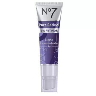 No7 Pure Retinol 1% Retinol Night Concentrate Serum 30 ML. นัมเบอร์เซเว่น เรตินอล 1% เซรั่ม 30 มล.