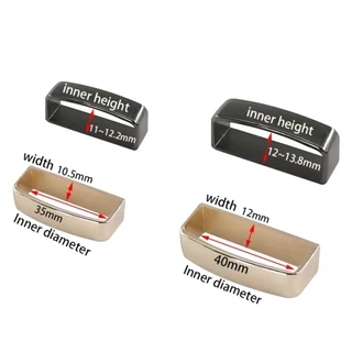 MELODYGOODS แหวนเข็มขัดผู้ชาย,ที่ละเอียดอ่อน DIY Link Loop, ทนทานวัวหนังแท้เข็มขัดเอวอุปกรณ์เสริมเข็มขัดวงกลม