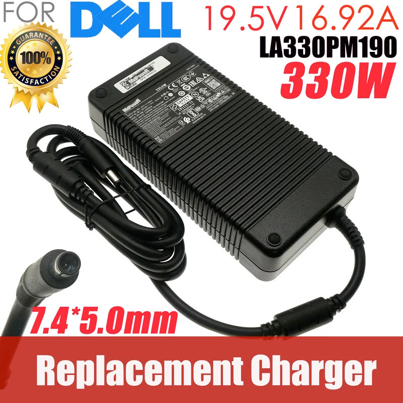 Original LA330PM190 19.5V 16.9A 330W อะแดปเตอร์ AC สําหรับ Dell ALIENWARE R1 R5 R3 17 R4 M18 M17X M1