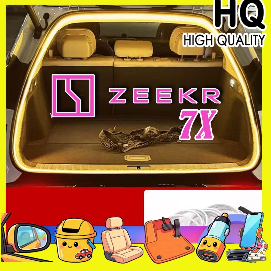 [READY]ZEEKR 7X Trunk ambient lighting Body kit zeekr 7x Car decoration accessories RC3O