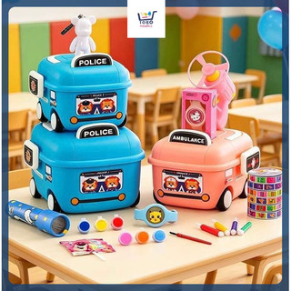 Storage Box Organizer Kotak Penyimpanan Serbaguna Toy Storage Box Dengan Roda