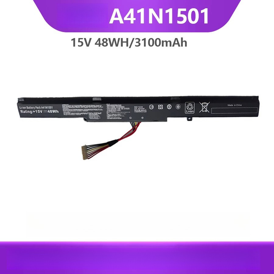 Suitable for ASUS N552V N752V ZX70V GL752JW GL752VW FX71 A41N1501 battery