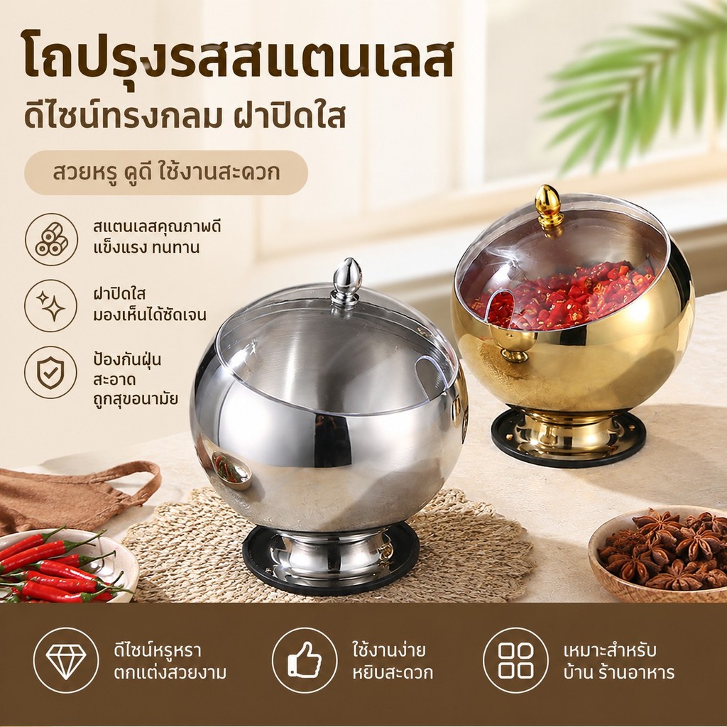 Sinai ชามสแตนเลส ชามผสมอาหาร ชามปากเอียง สำหรับใส่ผัก ผลไม้ สลัด ใช้งานง่าย แข็งแรง ทนทาน ทำความสะอาดง่าย