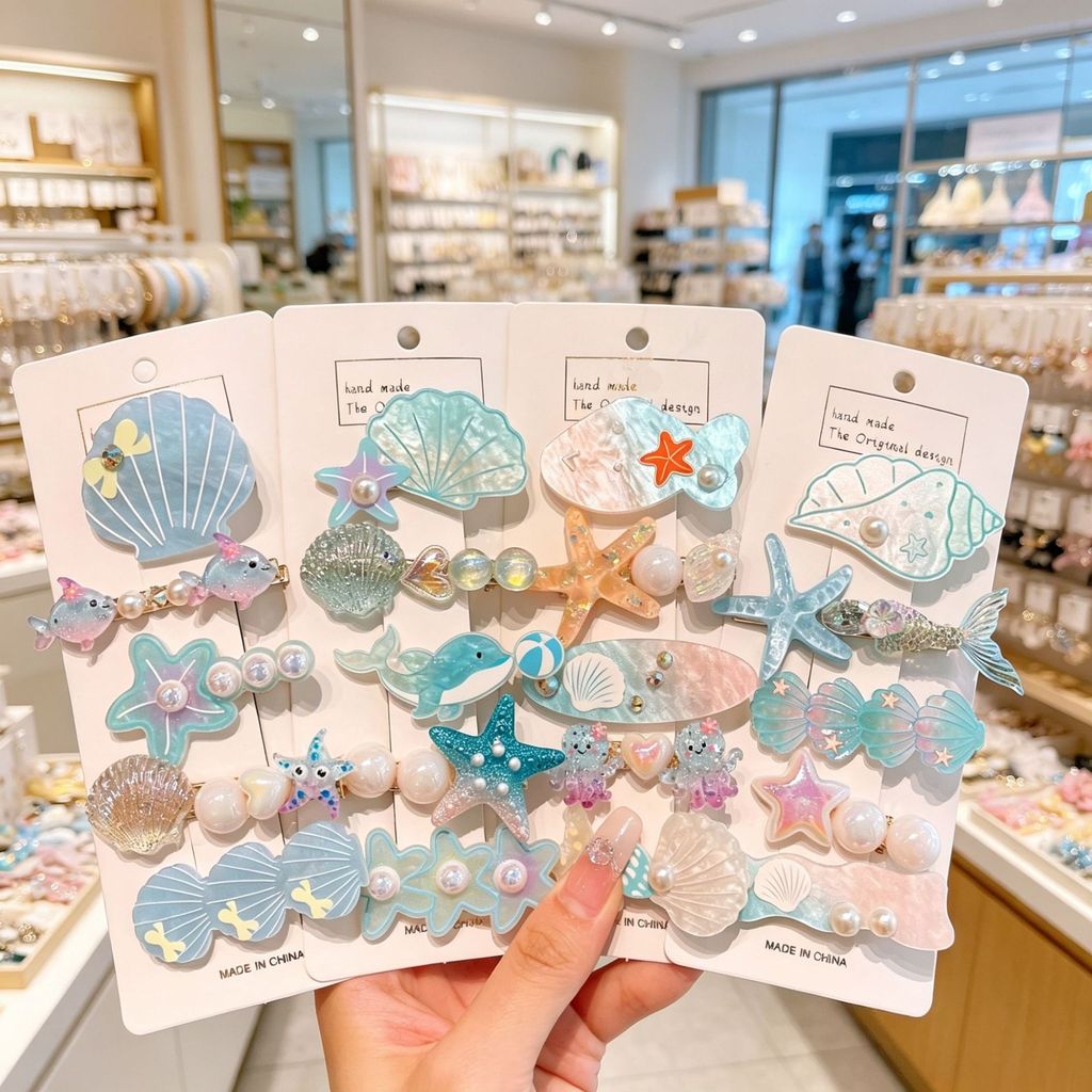 พร้อมส่งจากไทย 🇹🇭 รวมกิ๊ฟไปทะเล กิ๊ฟปลาดาว กิฟไปทะเล กิ๊บติดผม