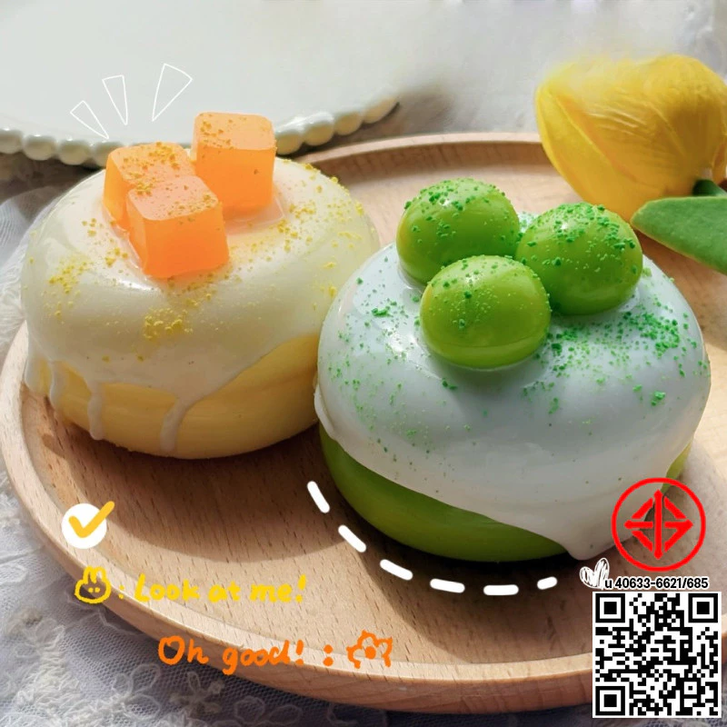 พร้อมส่ง ทำเลียนแบบเค้กสตรอว์เบอร์รี Squishy Toys ของเล่นบีบอัด ของเล่นคลายเครียด คลายเครียด คืนตัวช้า thumbnail 5