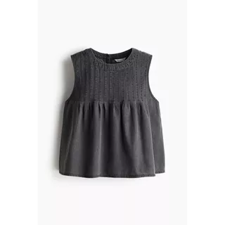 H&M(เอชแอนด์เอ็ม) เสื้อเดนิมจีบพลีท ผู้หญิง 1350916_1