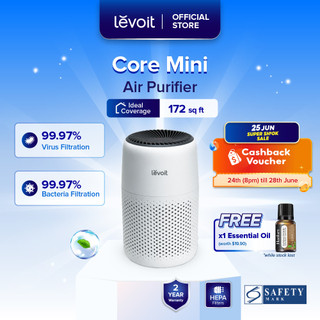 【SG NO.1】Levoit Core Mini Air Purifier | Aromatherapy Features | H13 True HEPA | Compact Size | Low Noise 27dB