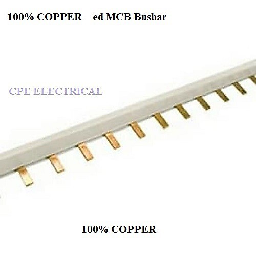 63A 1 เสาขาทองแดงประเภทง่าม MCB INSULATED Busbar