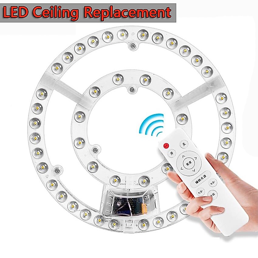 บอร์ดโมดูลไฟเพดาน LED 220v 40 ซม. 50 ซม. 30W 32W 40W 48W 50W แบบเปลี่ยน สําหรับเพดาน