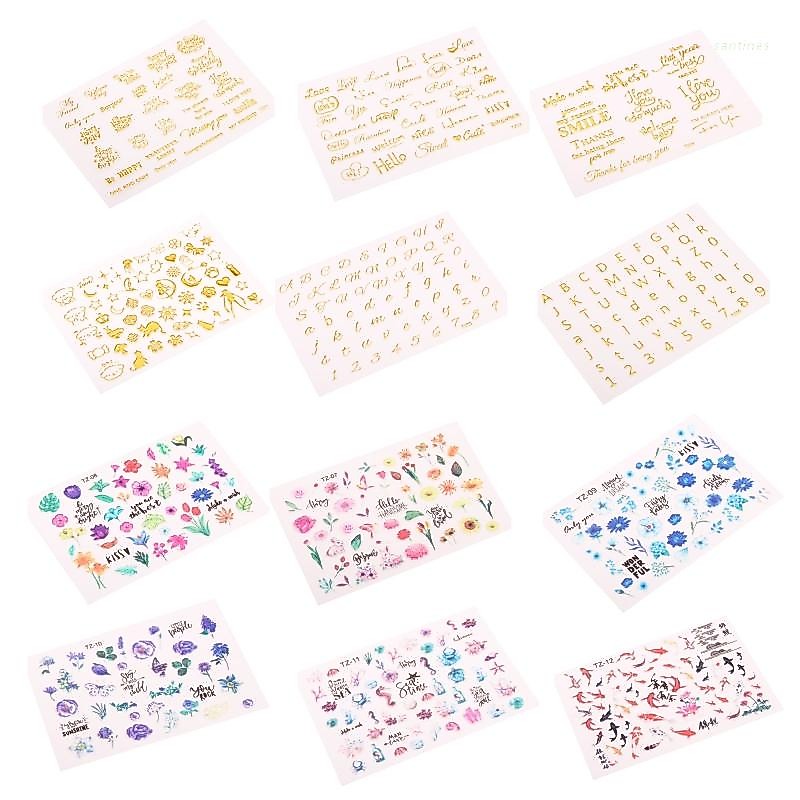 San* สติกเกอร์โลหะ ลายดอกไม้ สีทอง สําหรับตกแต่งงานฝีมือ DIY