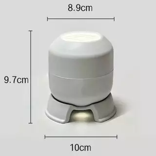 [DreamNest] 360 หมุน LED Ocean Projector Night Light USB ชาร์จโคมไฟแบบไดนามิกพร้อมเอฟเฟกต์สีสําหรับห้องนอนผ่อนคลาย (th)