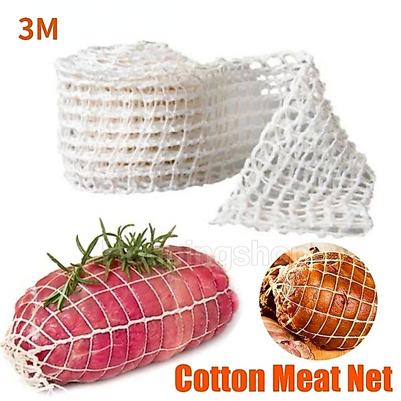 1/3 เมตรผ ้ าฝ ้ ายเนื ้ อสุทธิแฮมไส ้ กรอกม ้ วนสุทธิสุนัขร ้ อนสุทธิ Butcher 's Strings ไส ้ กรอกเบคอนเครื ่ องมือบรรจุภัณฑ ์ ครัวทําอาหารเครื ่ องมือ