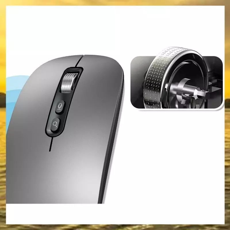 PT L AI เมาส์เสียงอัจฉริยะไร้สาย 2.4G Bluetooth สำหรับแล็ปท็อป thumbnail 6